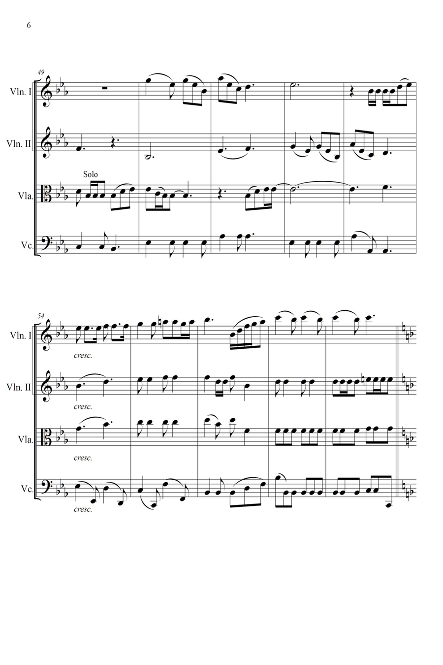 We Are The Champions String Quartet scores gallery preview page 6