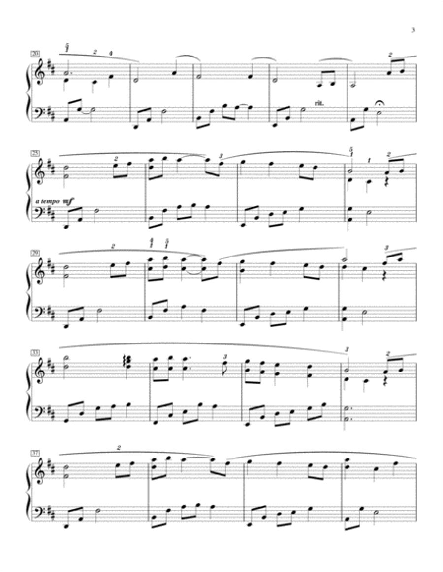 Irish Heather Easy Piano scores gallery preview page 3