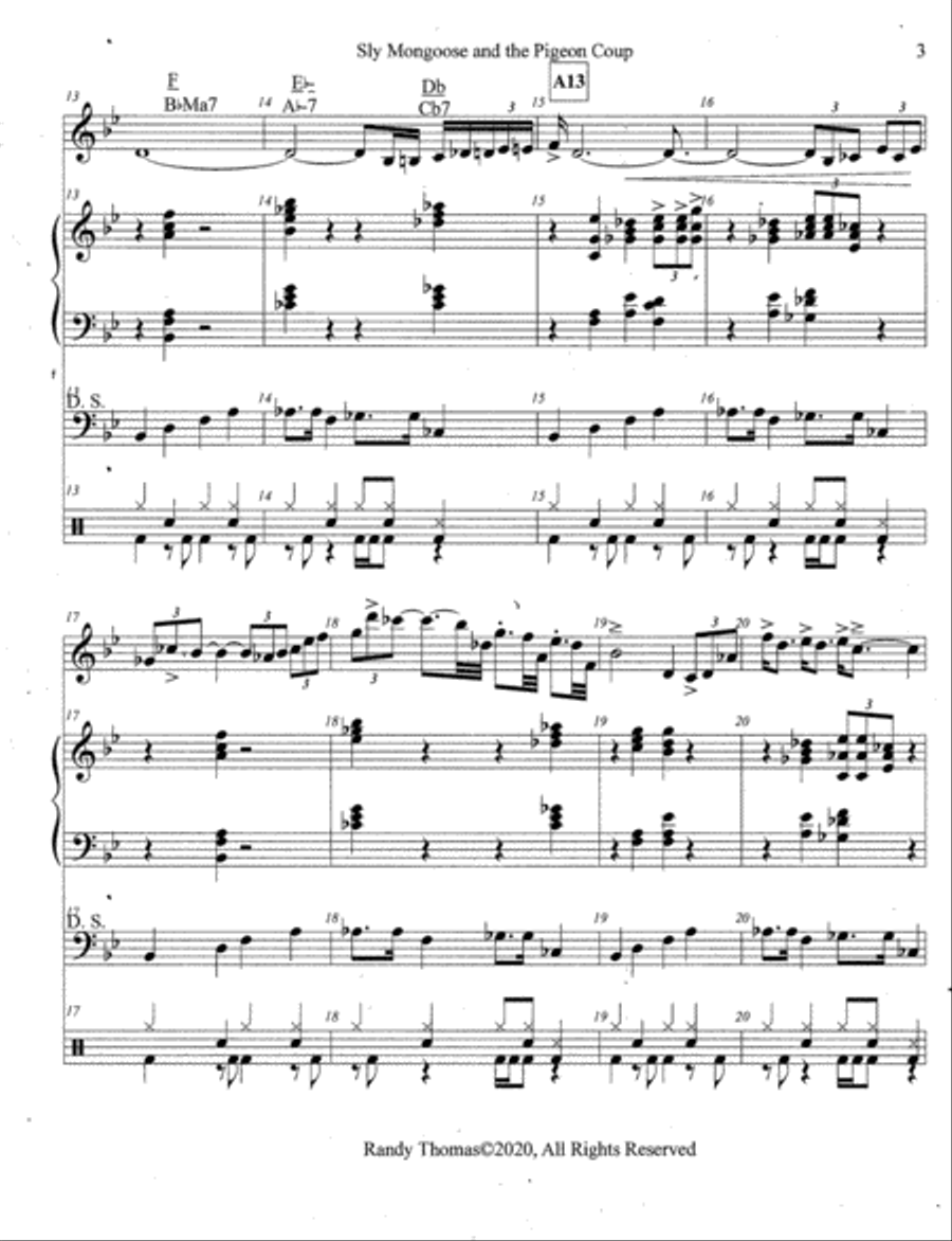 Sly Mongoose Sly Mongoose Piano, Vocal, Guitar scores gallery preview page 3