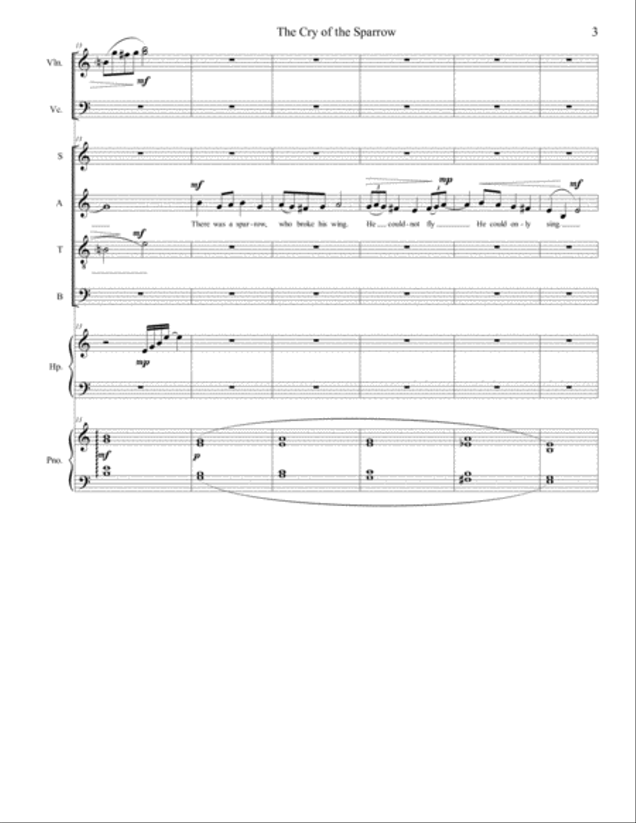 The Cry of The Wolves The Cry of The Wolves Small Ensemble scores gallery preview page 3