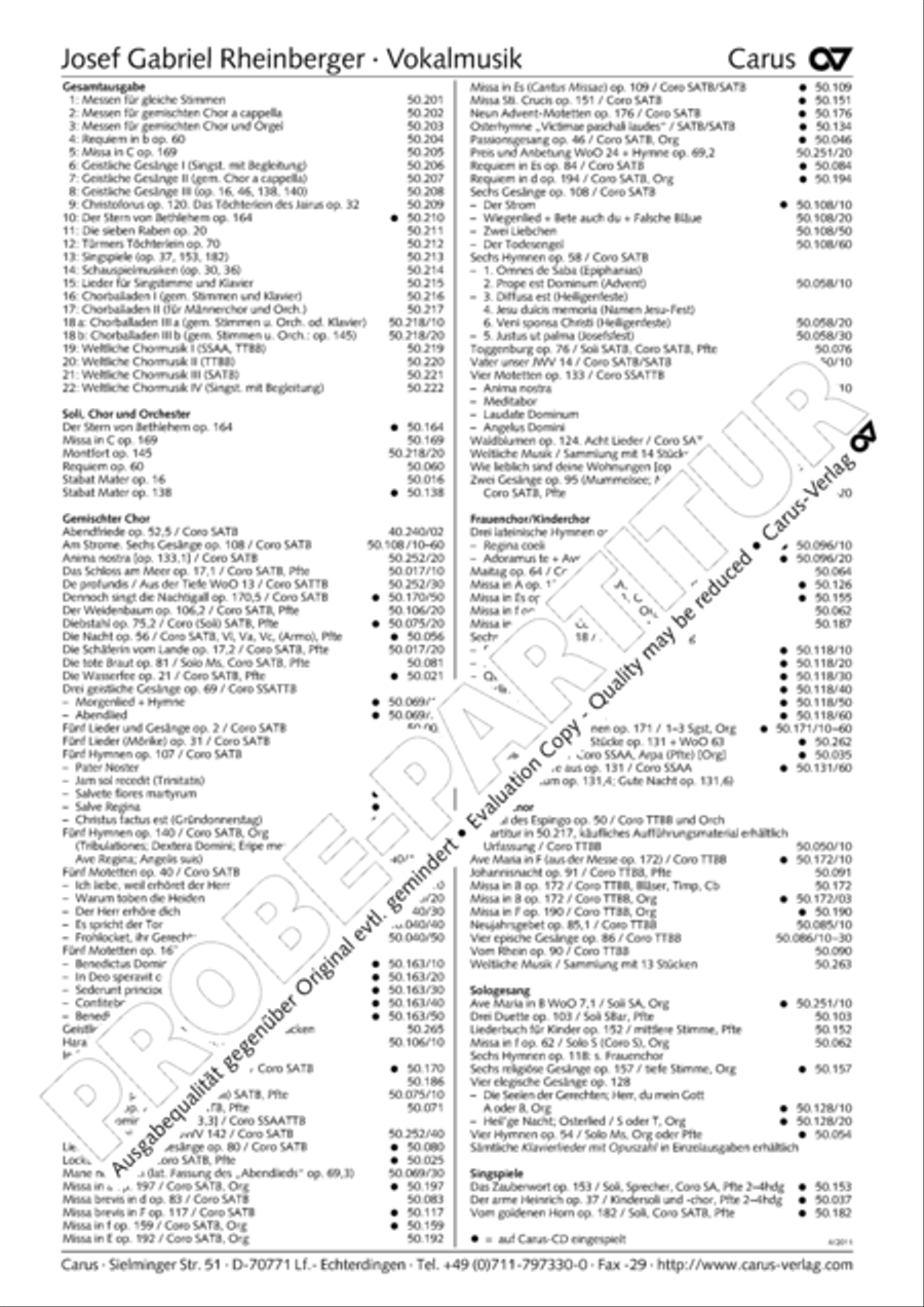 Mass in g minor SSA scores gallery preview page 25