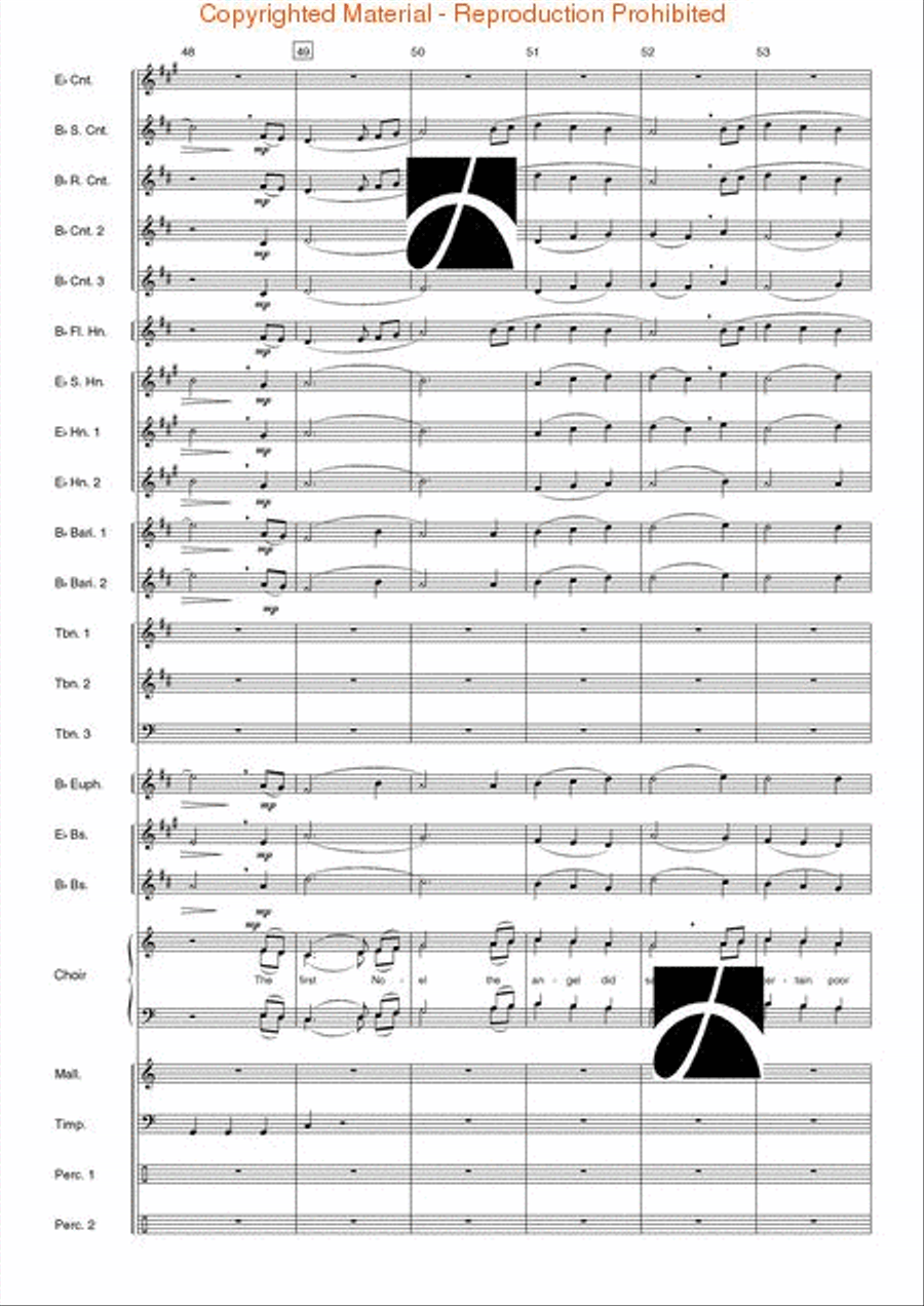 The Spirit of Christmas The Spirit of Christmas Concert Band scores gallery preview page 10