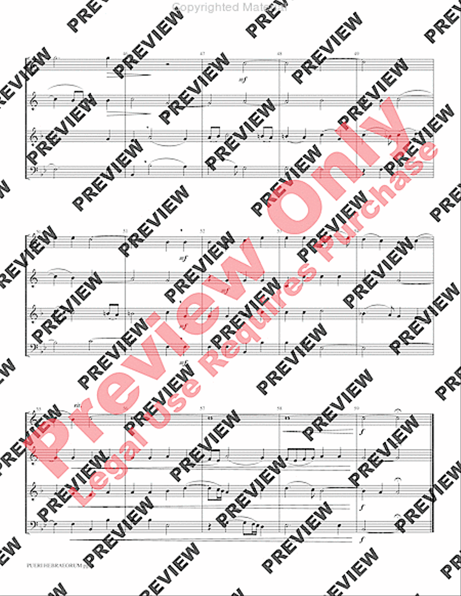 Pueri Hebraeorum Brass Quartet scores gallery preview page 6