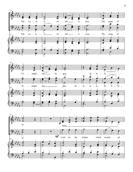 Song of Triumph SATB Choir Palestrina