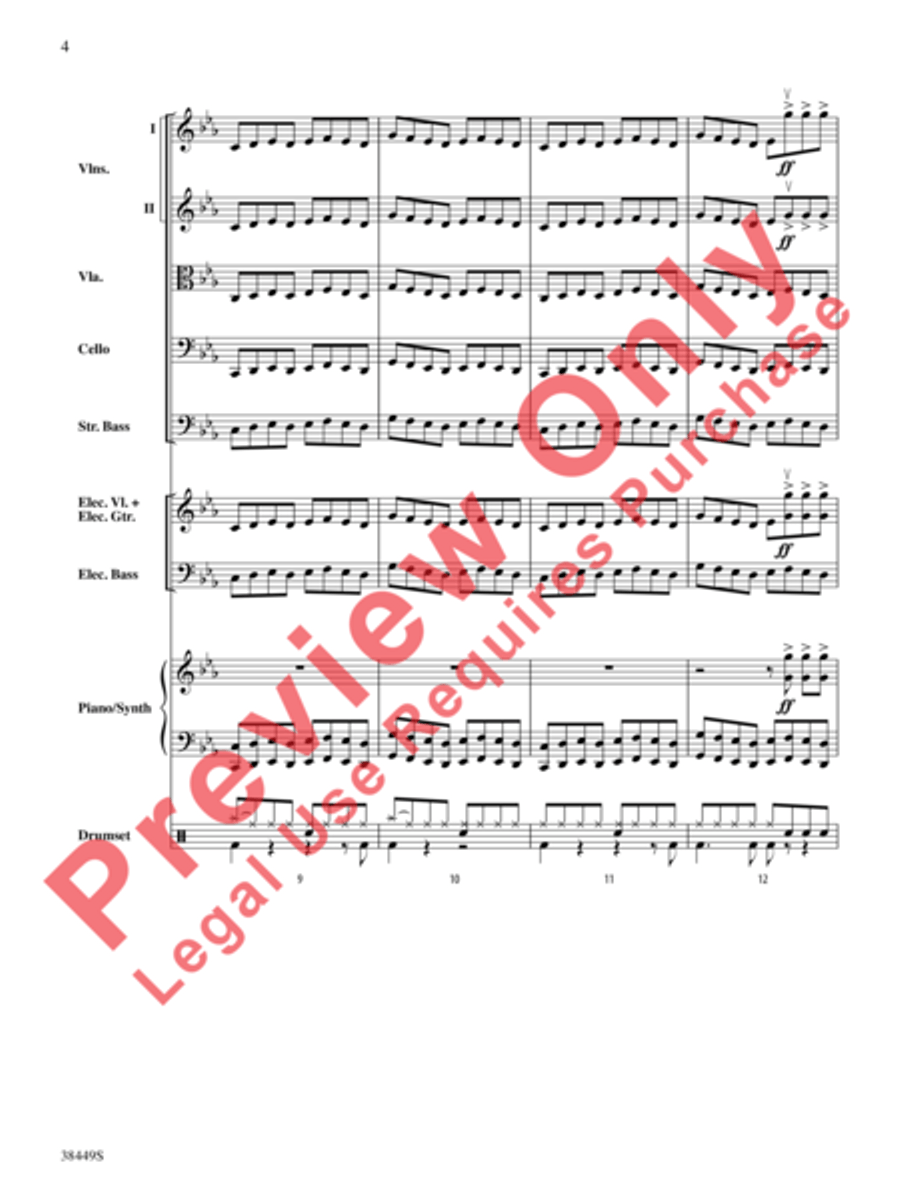 Requiem (The Fifth) String Orchestra scores gallery preview page 5