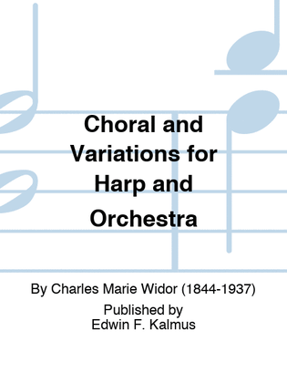 Book cover for Choral and Variations for Harp and Orchestra