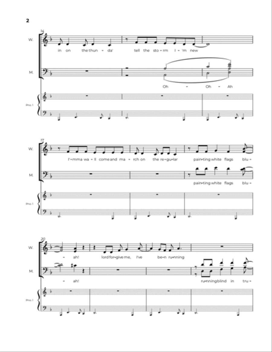 Freedom (feat. Kendrick Lamar) Voice scores gallery preview page 2