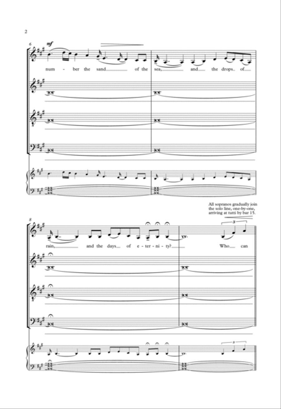 All Wisdom Cometh From The Lord 4-Part scores gallery preview page 2