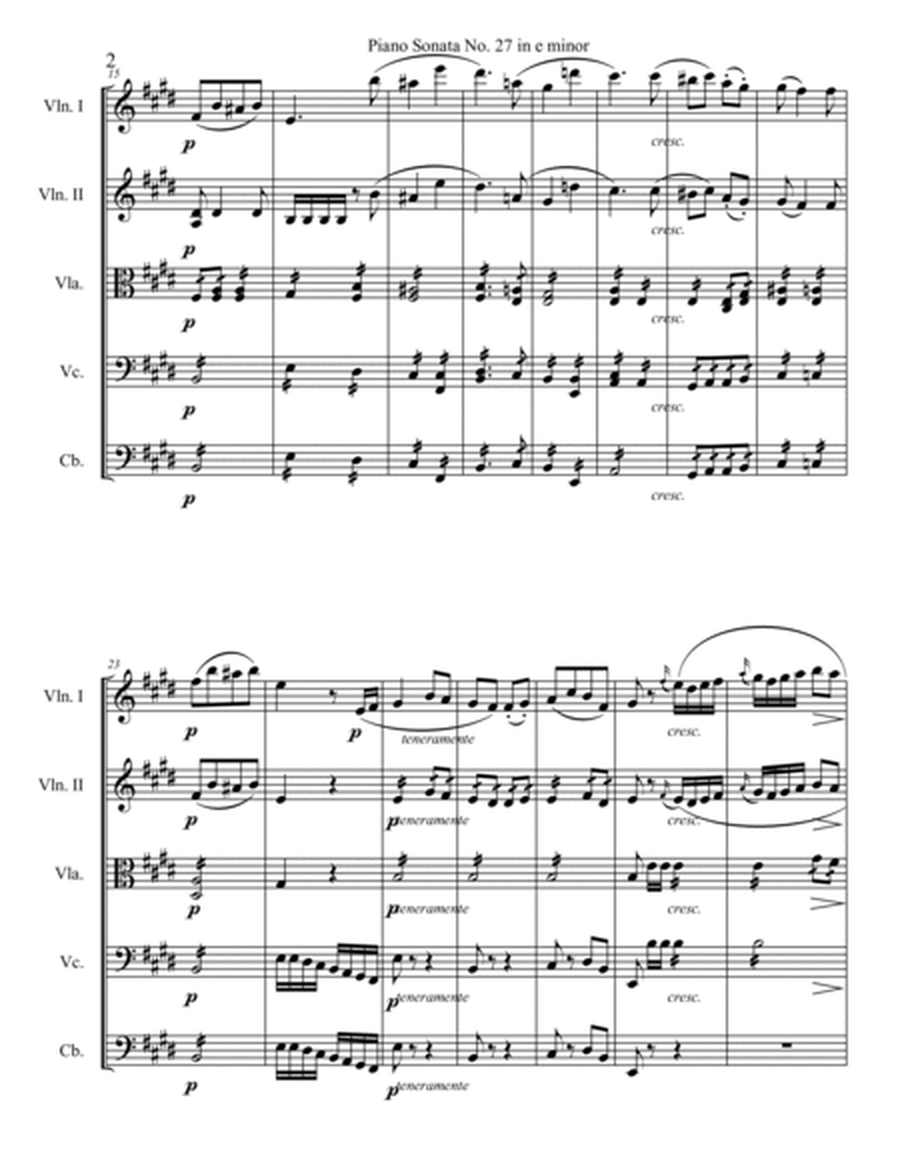 Piano Sonata No. 27, Movement 2