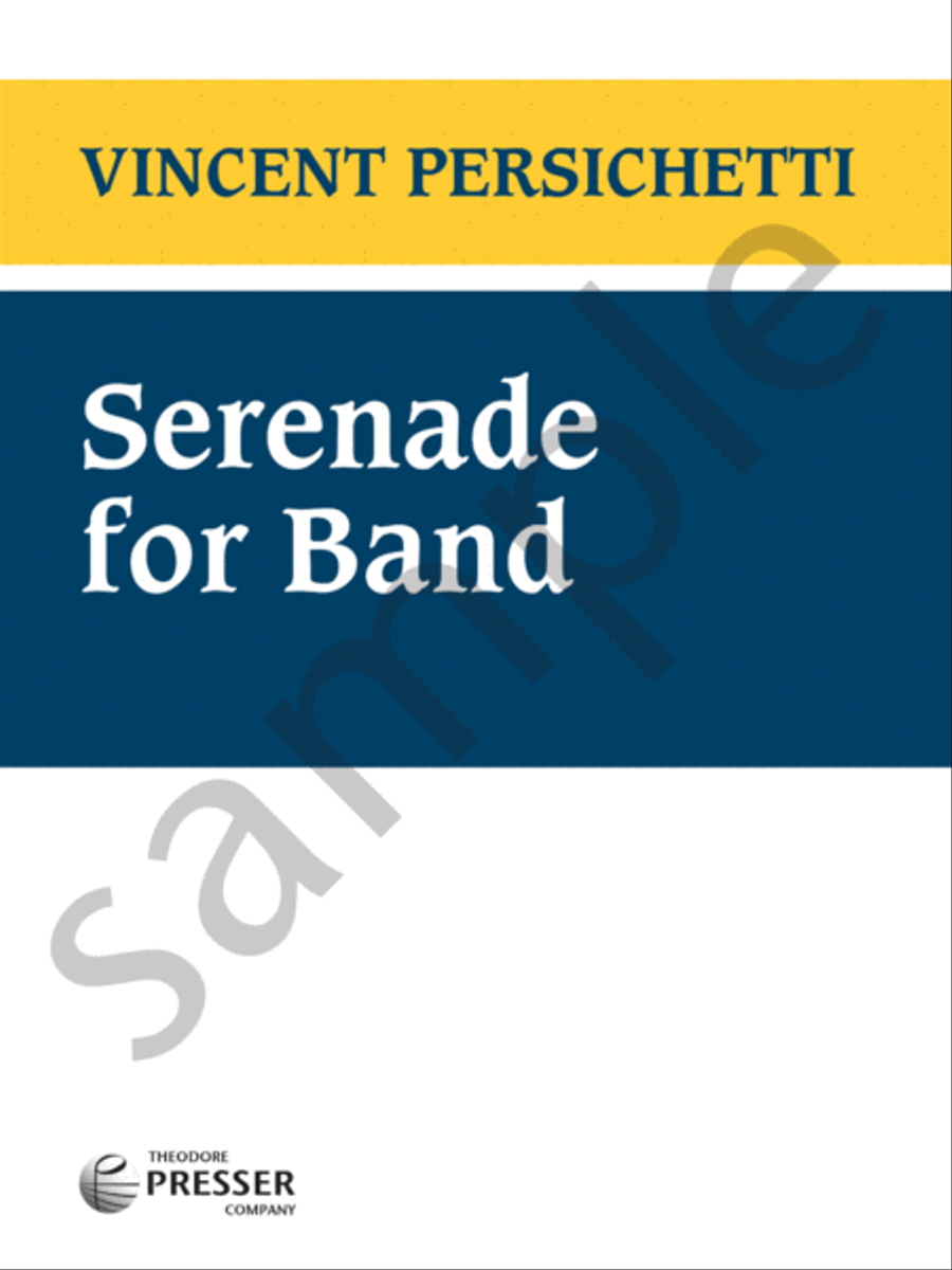 Serenade For Band Concert Band scores gallery preview page 3