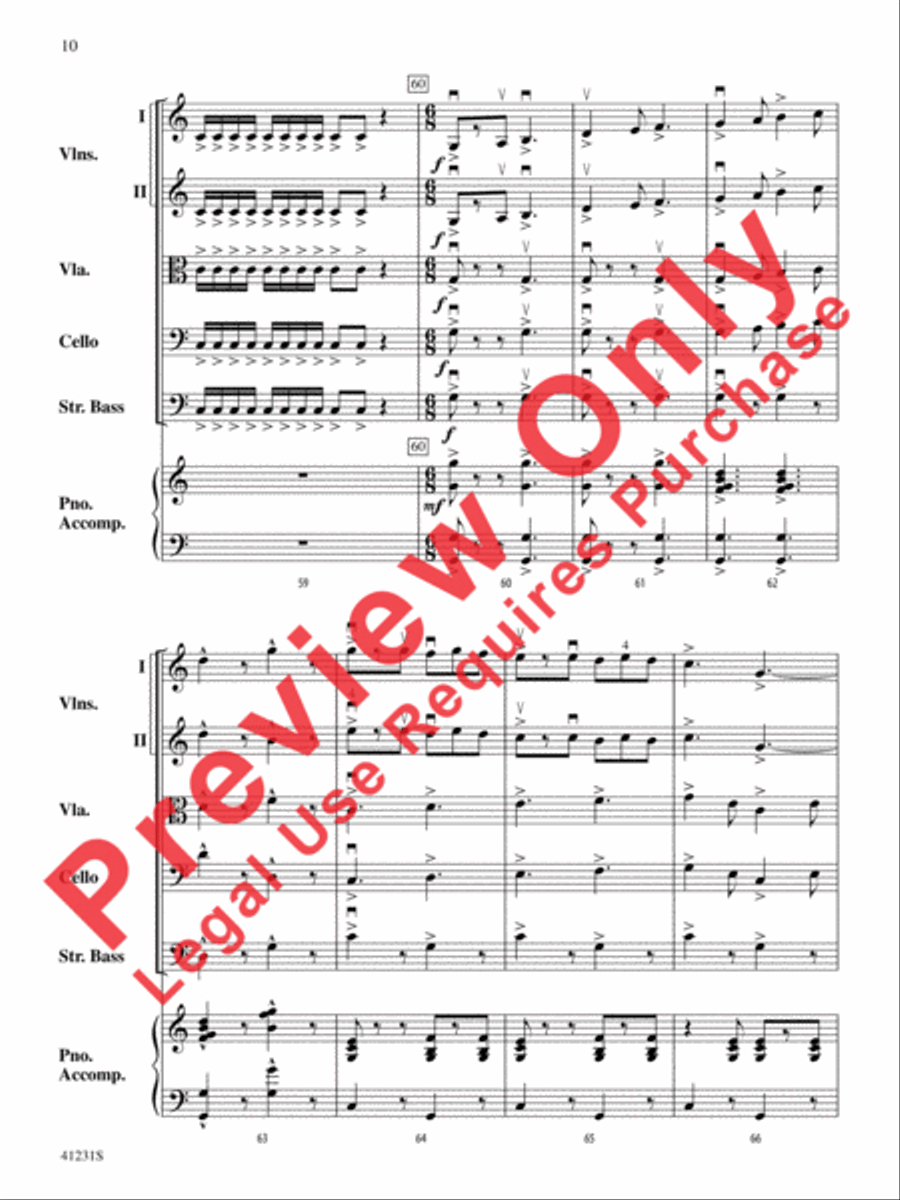 Let It Snow! Let It Snow! Let It Snow! String Orchestra scores gallery preview page 11