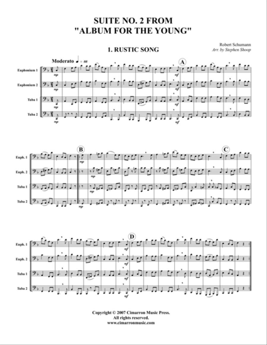 Suite No. 2 from Album for the Young EETT scores gallery preview page 2