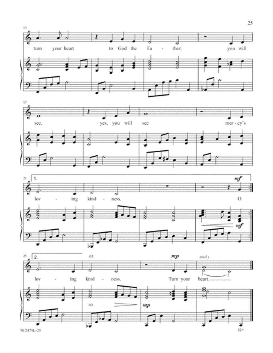 Scripture Songs Unison Choir scores gallery preview page 26
