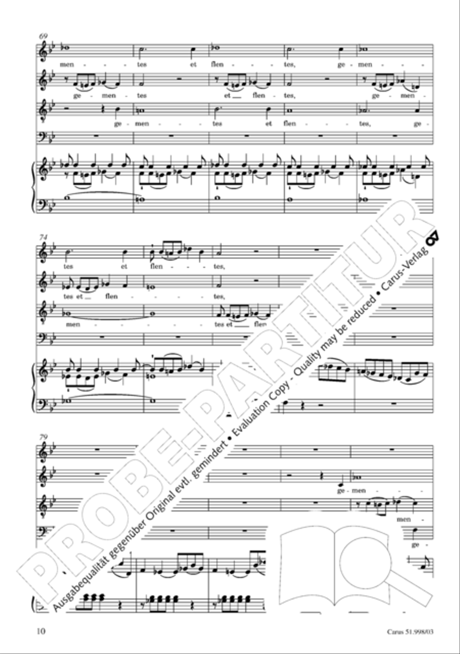 Salve Regina in g Salve Regina in g 4-Part scores gallery preview page 11