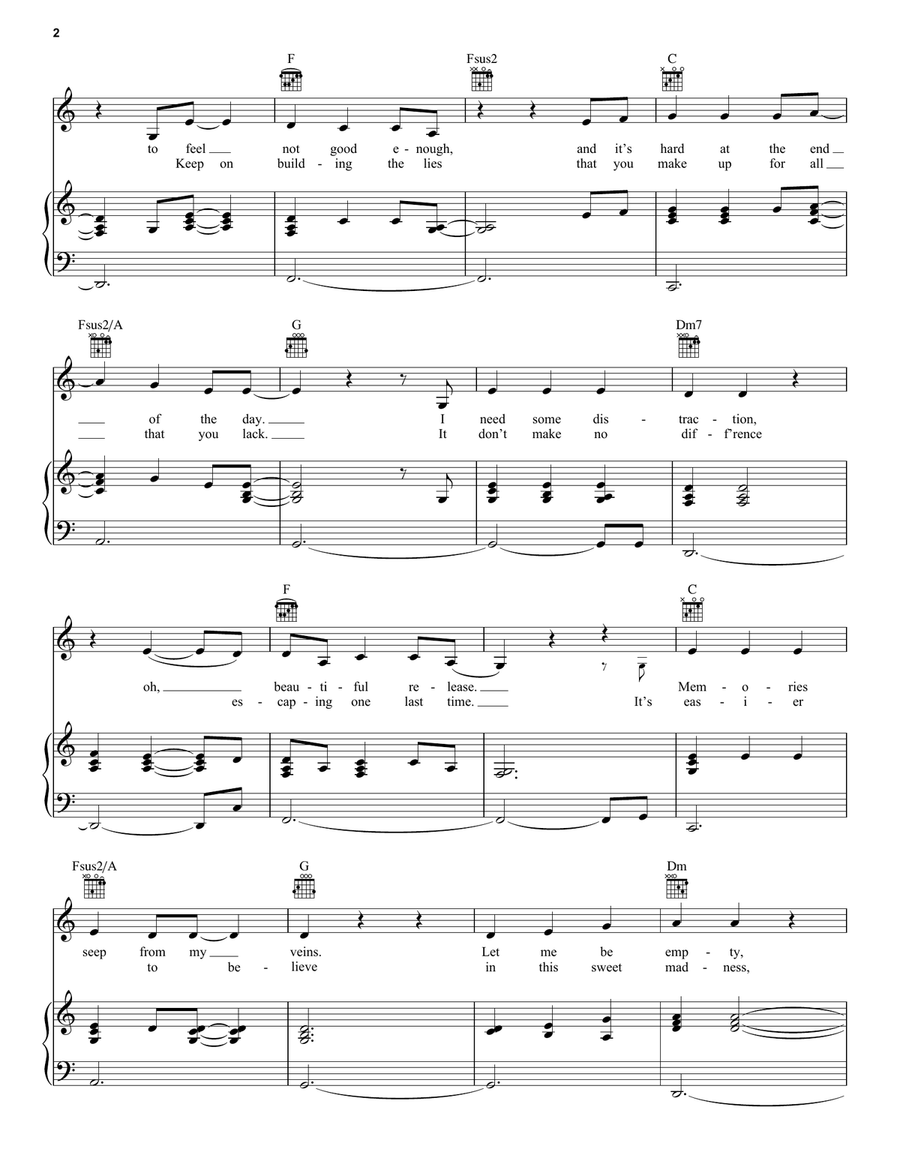 Angel Acoustic Guitar scores gallery preview page 2
