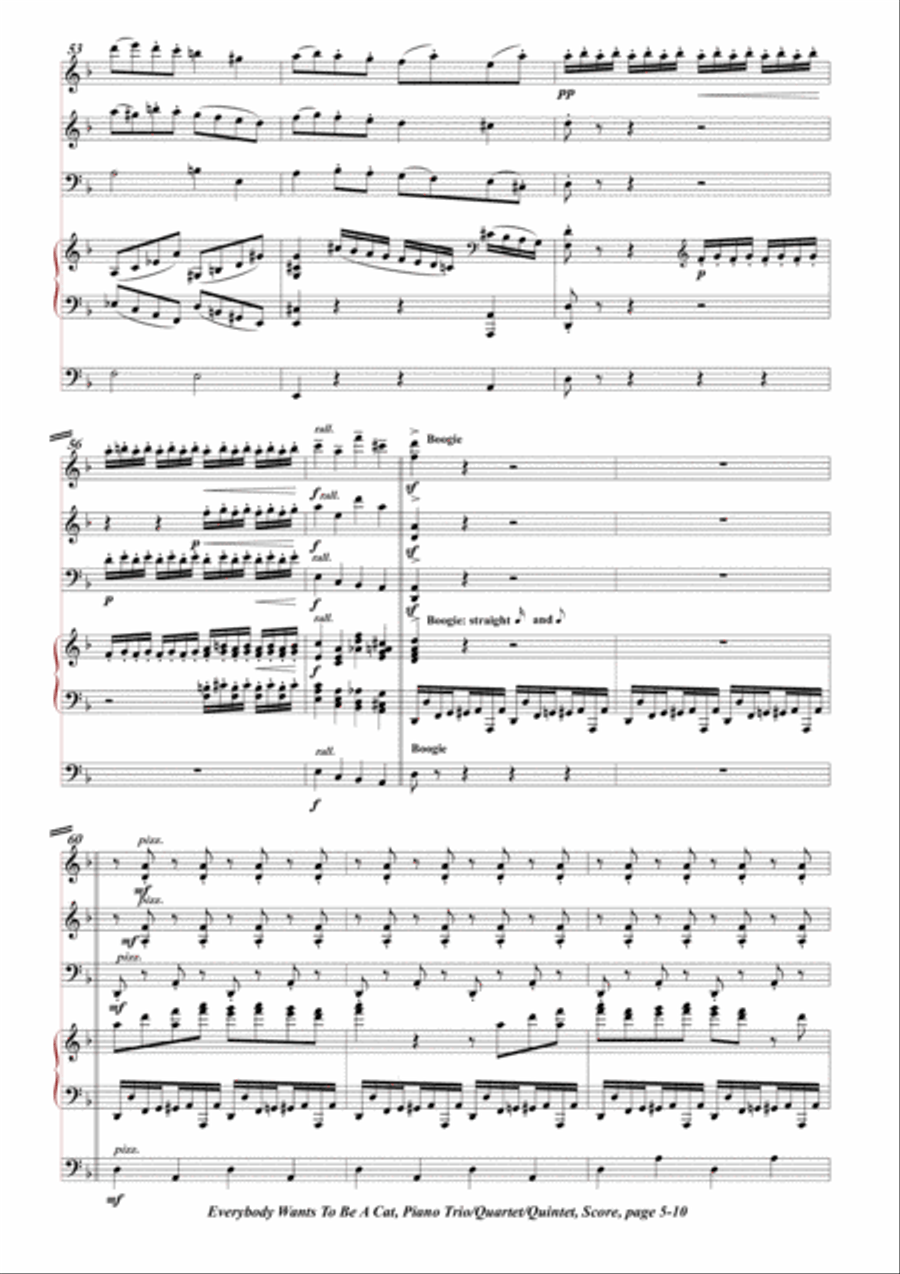 The Aristocats Piano Trio scores gallery preview page 5