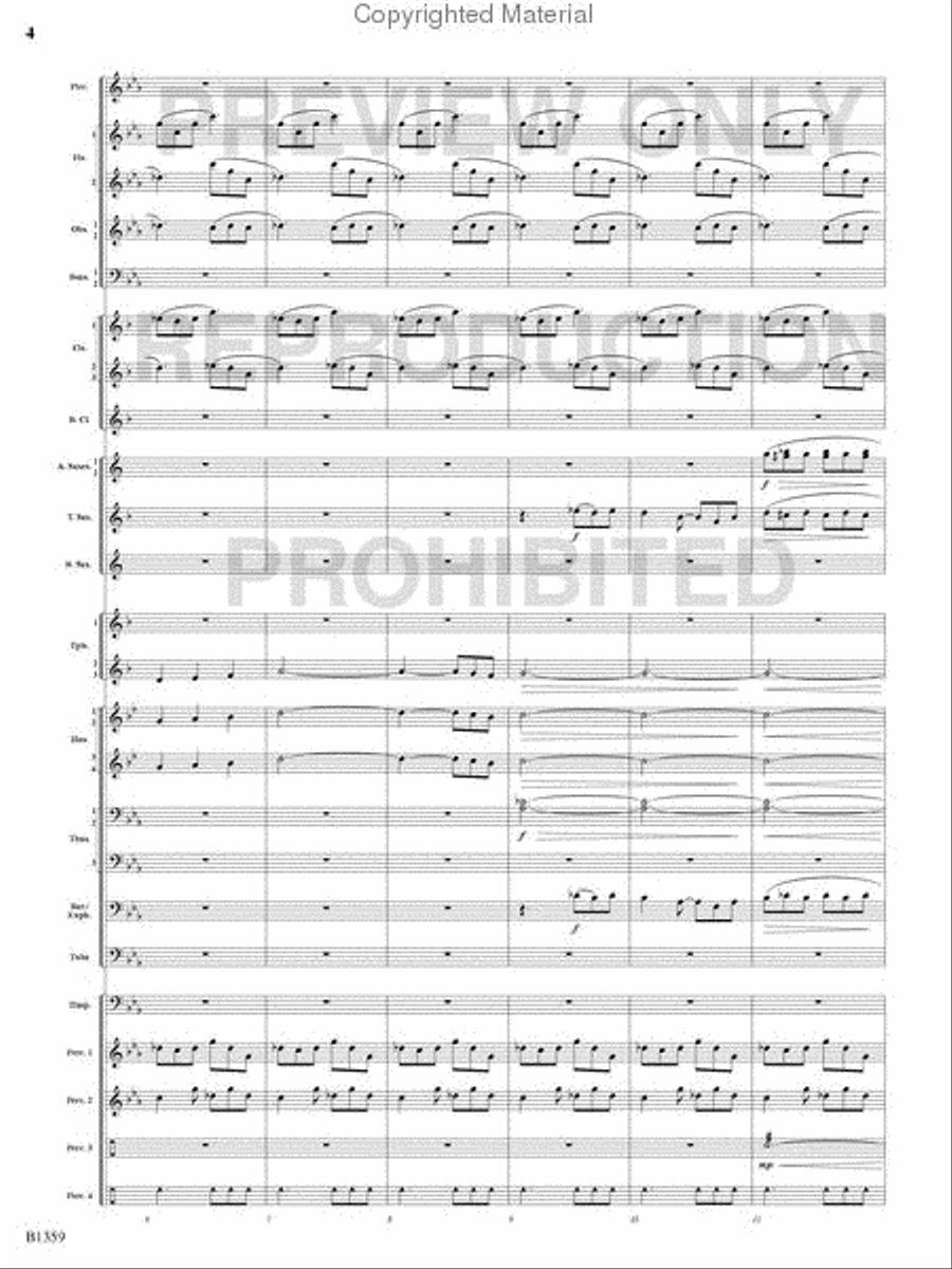Raging Machines Concert Band scores gallery preview page 3