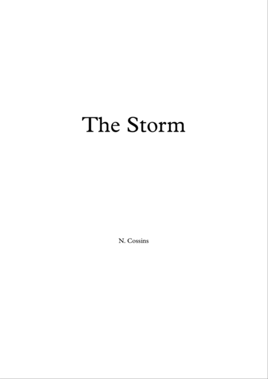 The Storm - N. Cossins (Original Piano Composition) Piano Method scores gallery preview page 1