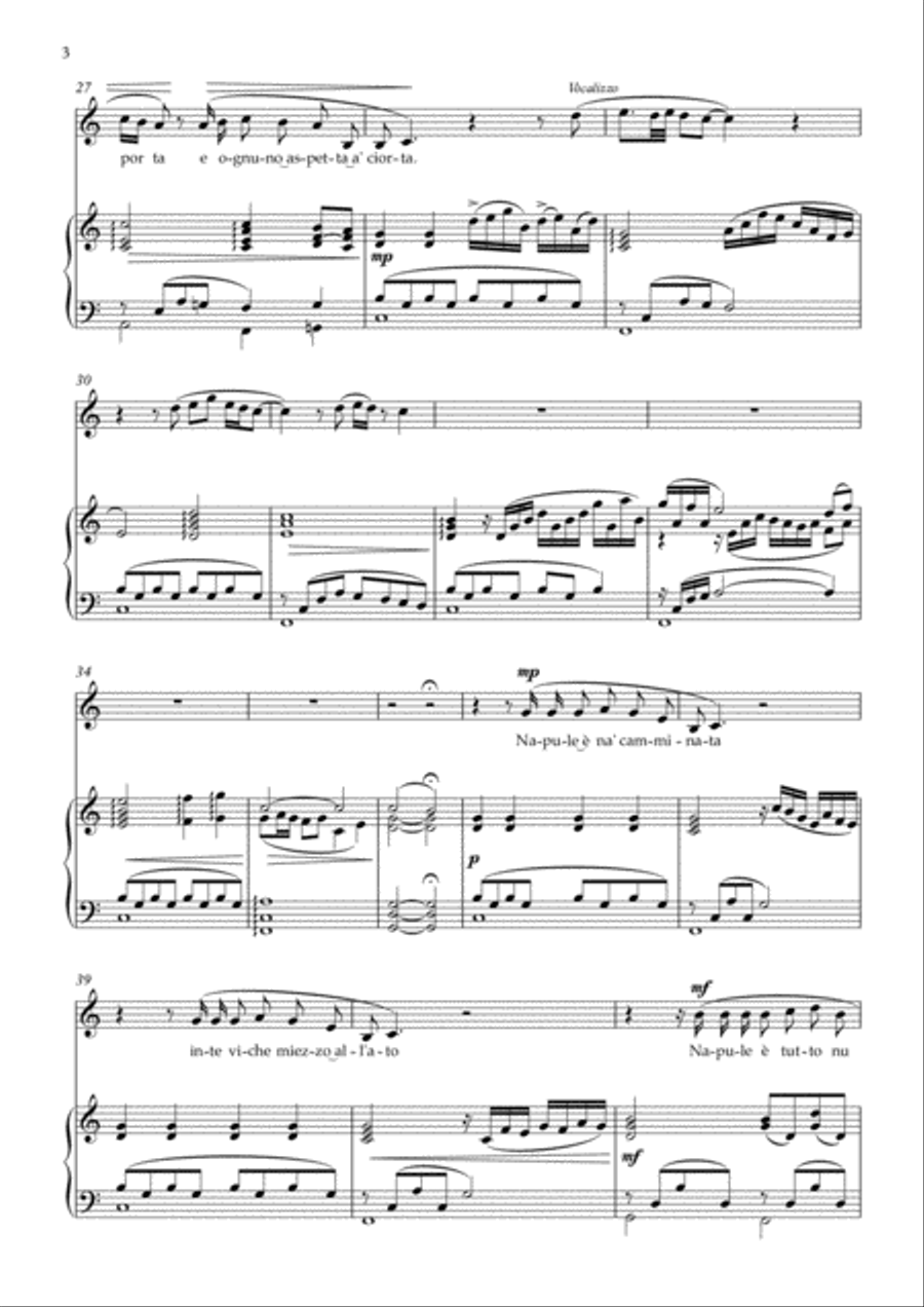 Napule È Voice scores gallery preview page 3