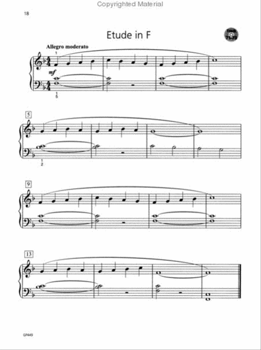 Beginning Piano Repertoire (with CD) Piano Method scores gallery preview page 4
