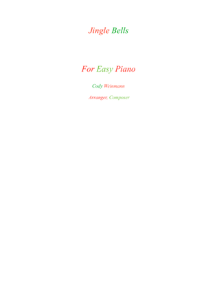 Jingle Bells For Easy Piano