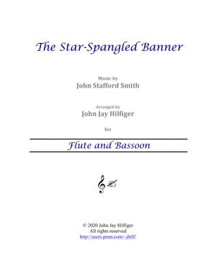 Book cover for The Star-Spangled Banner for Flute and Bassoon