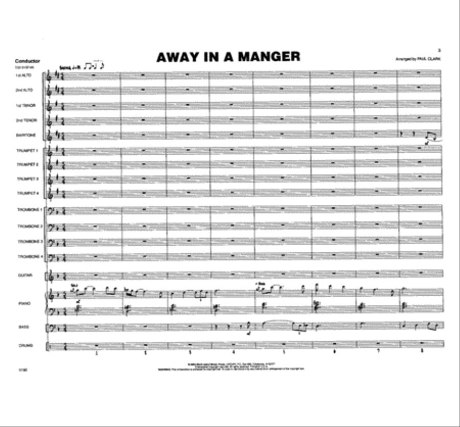 Away In A Manger Away In A Manger Jazz Ensemble scores gallery preview page 2