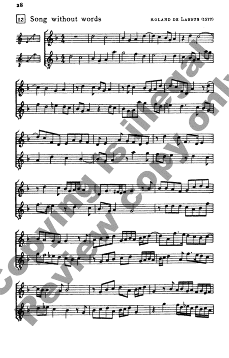 Invitation to Madrigals, Book 4 TB scores gallery preview page 19