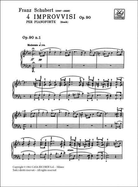 4 Improvvisi Op. 90 D. 899