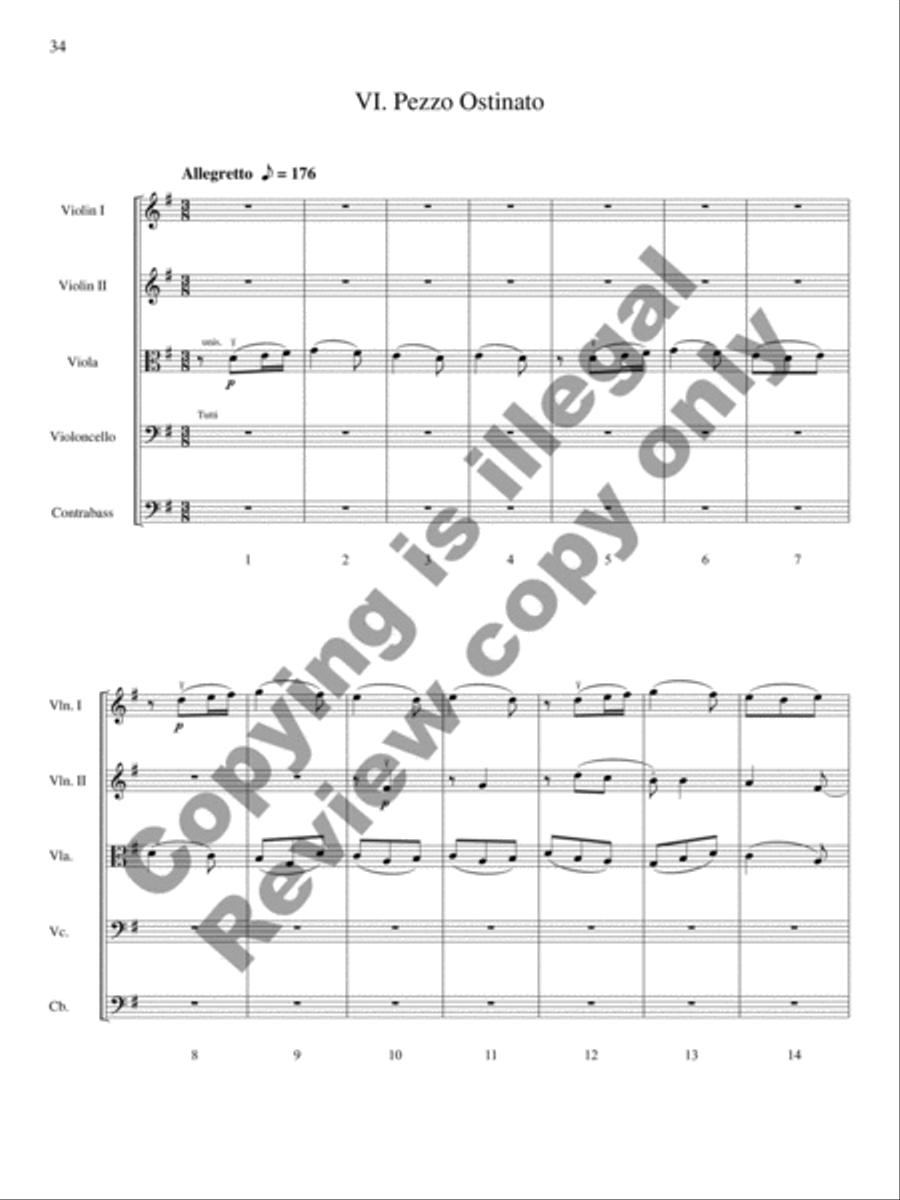 Charterhouse Suite Charterhouse Suite String Orchestra scores gallery preview page 16