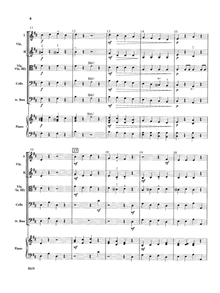 Downtown Suite for Strings: Score
