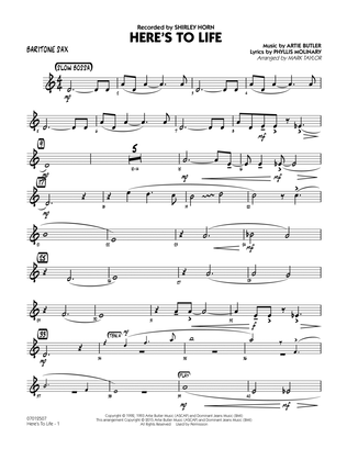 Here's To Life (Key: C minor) - Baritone Sax