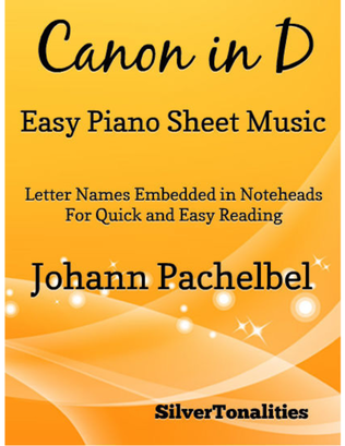 Canon in D Easy Piano Sheet Music