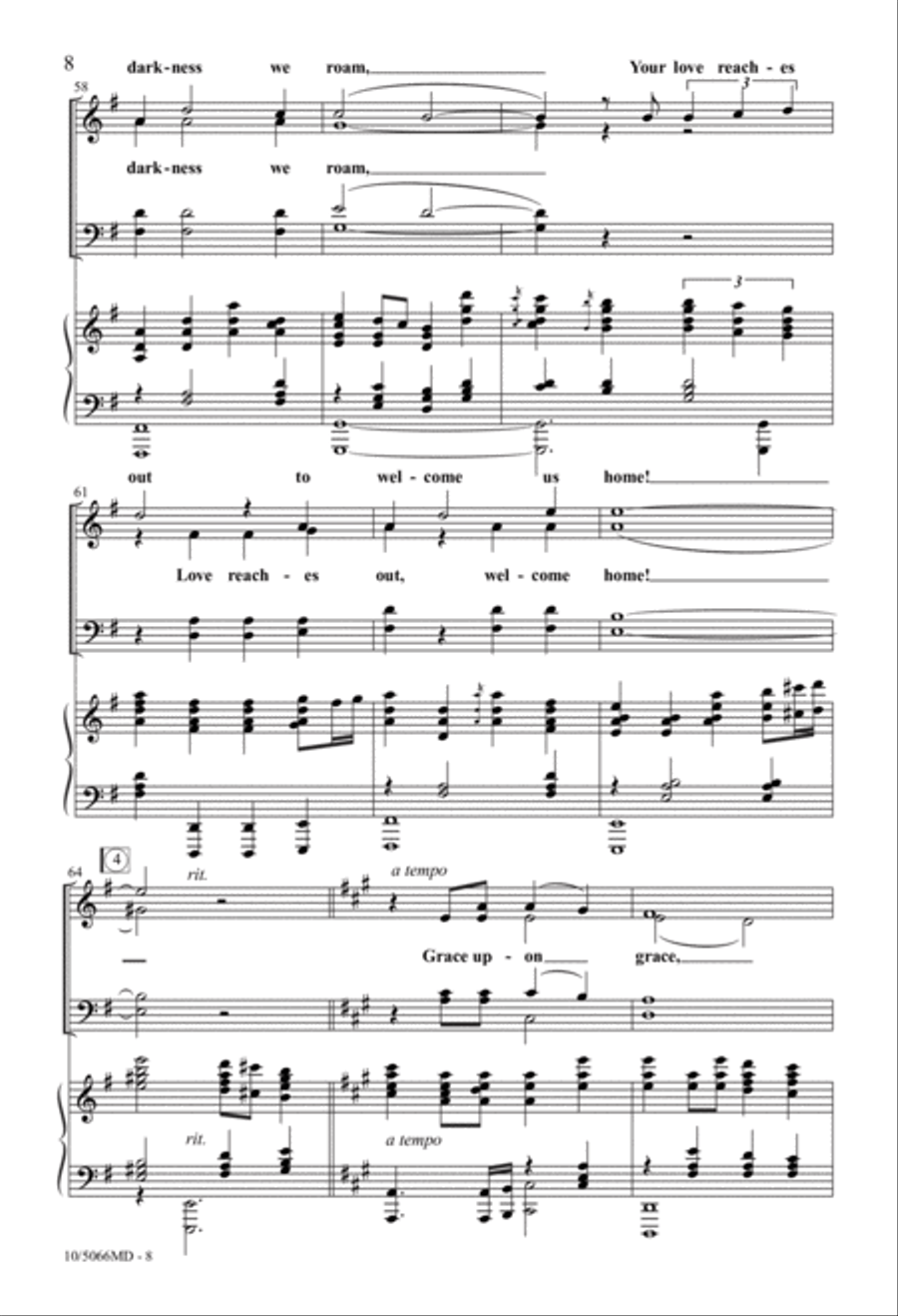 Grace Upon Grace Grace Upon Grace 4-Part scores gallery preview page 8