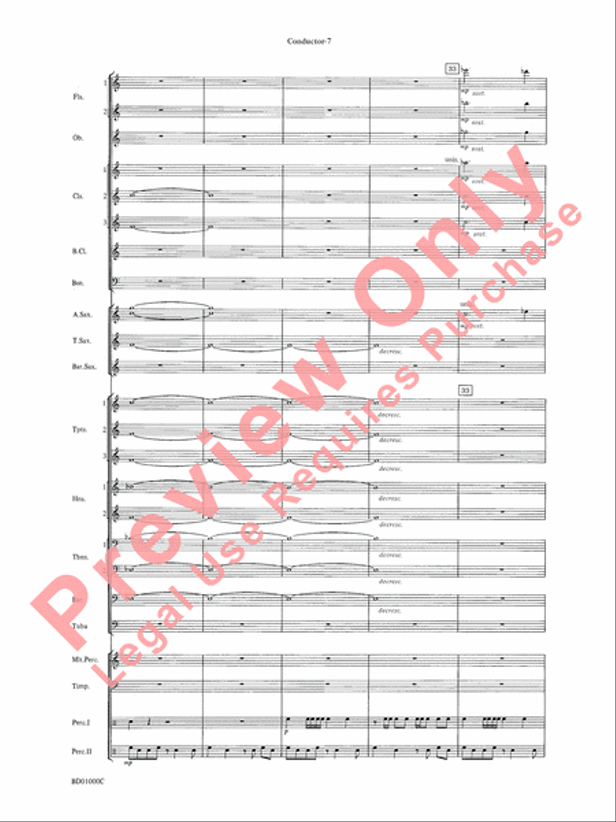 Chant Rituals Chant Rituals Concert Band scores gallery preview page 10