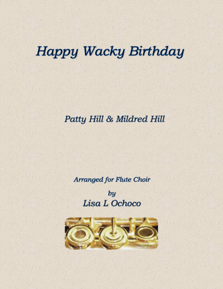 Happy Wacky Birthday for Flute Choir image number null