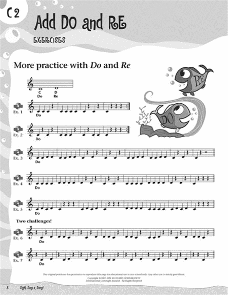 Sight-Sing a Song! (Set 1: Keys of C and F) Book and CD scores gallery preview page 2