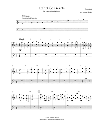 Infant So Gentle - for 3-octave handbell choir