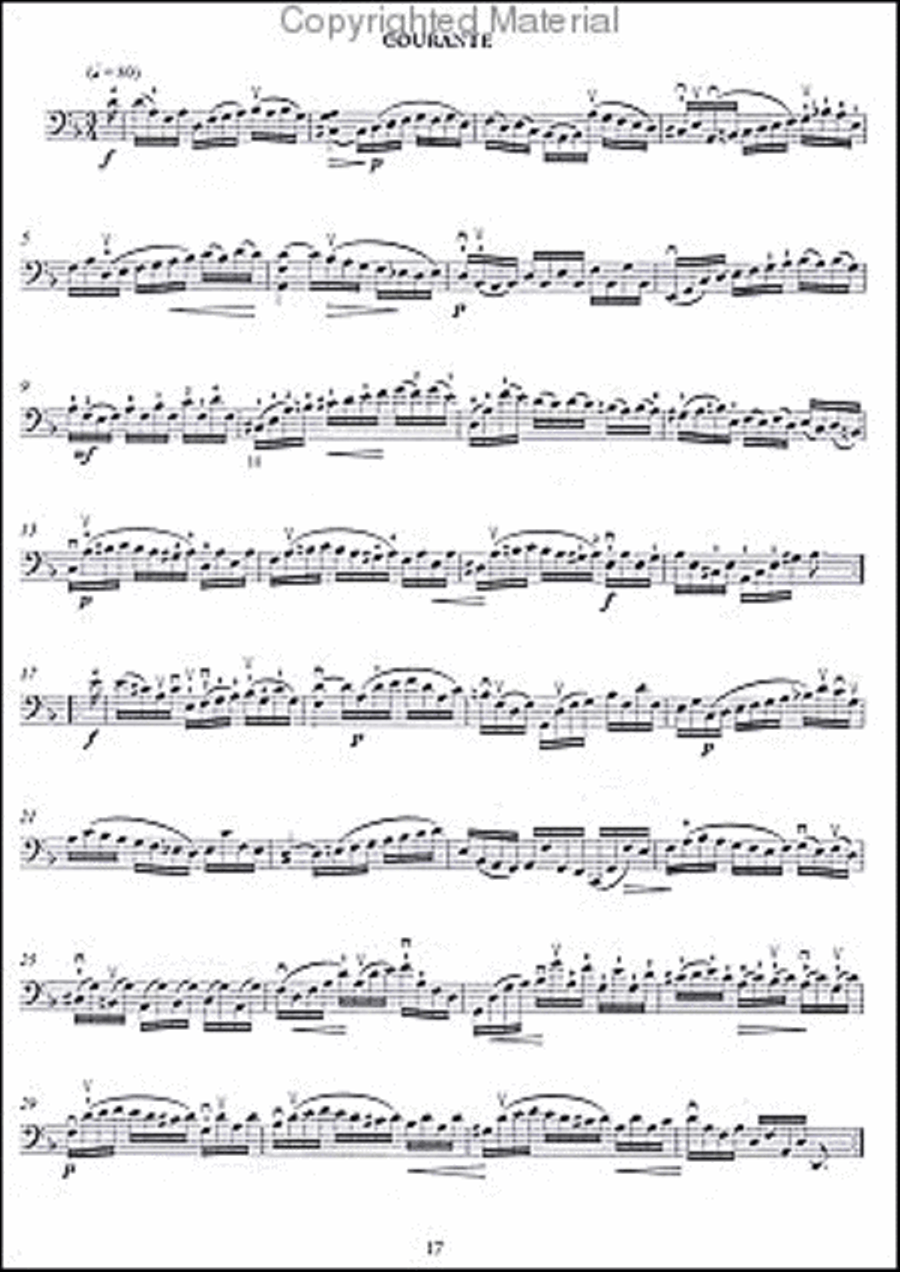 Bach Cello Suites - Volume 1 Cello scores gallery preview page 3