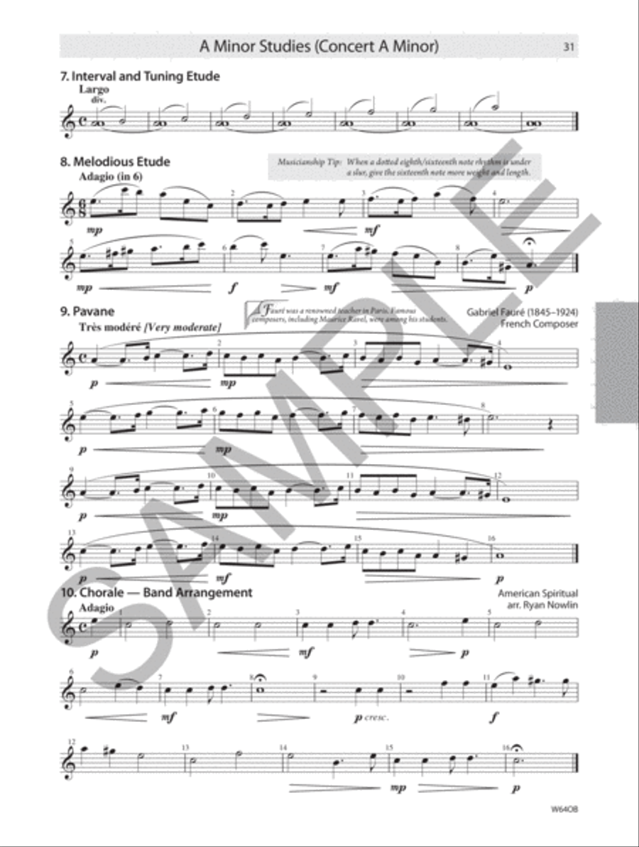 Tradition of Excellence: Technique and Musicianship - Oboe Concert Band Methods scores gallery preview page 2
