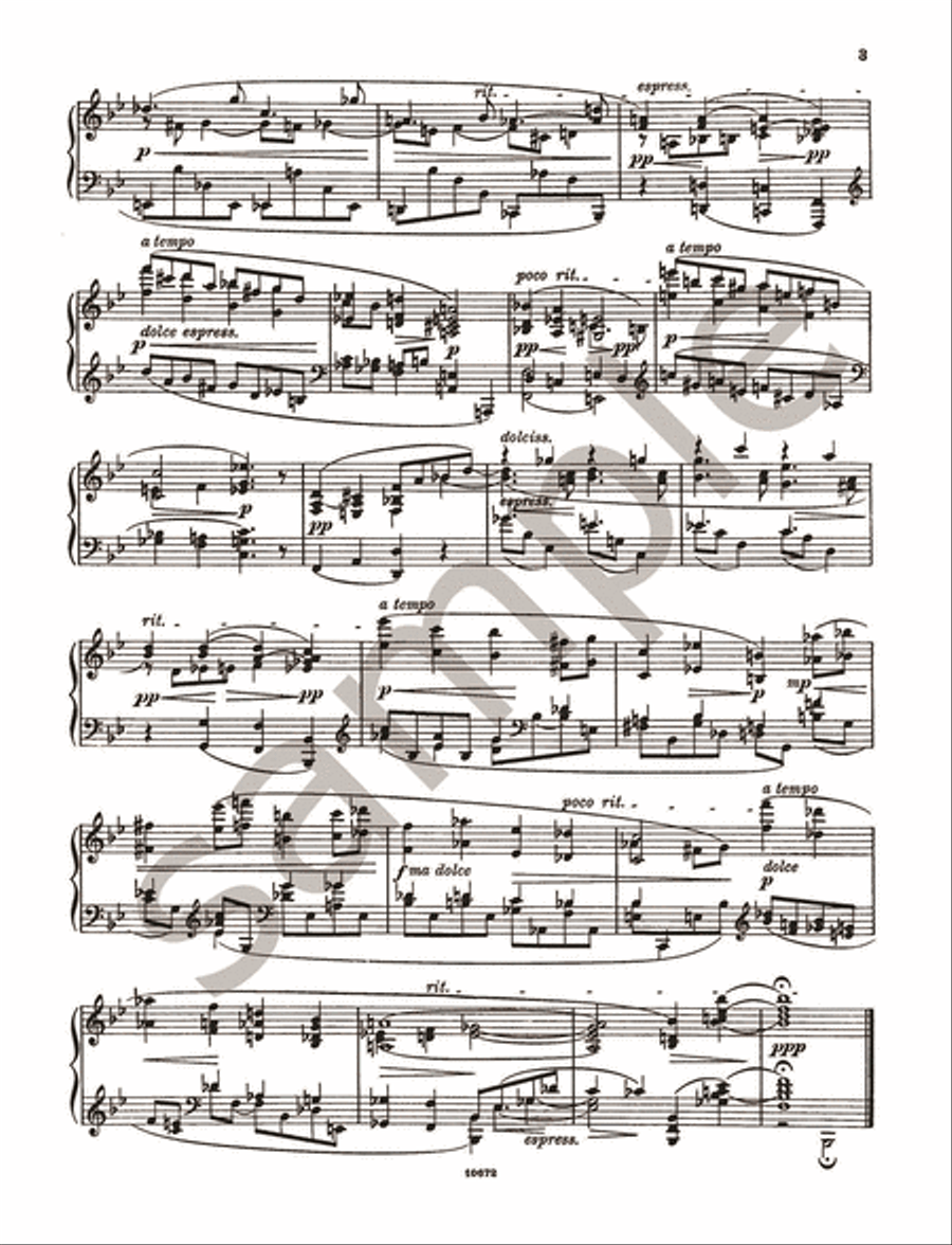 Dreams at the Fireside Op.143 Piano Solo scores gallery preview page 3