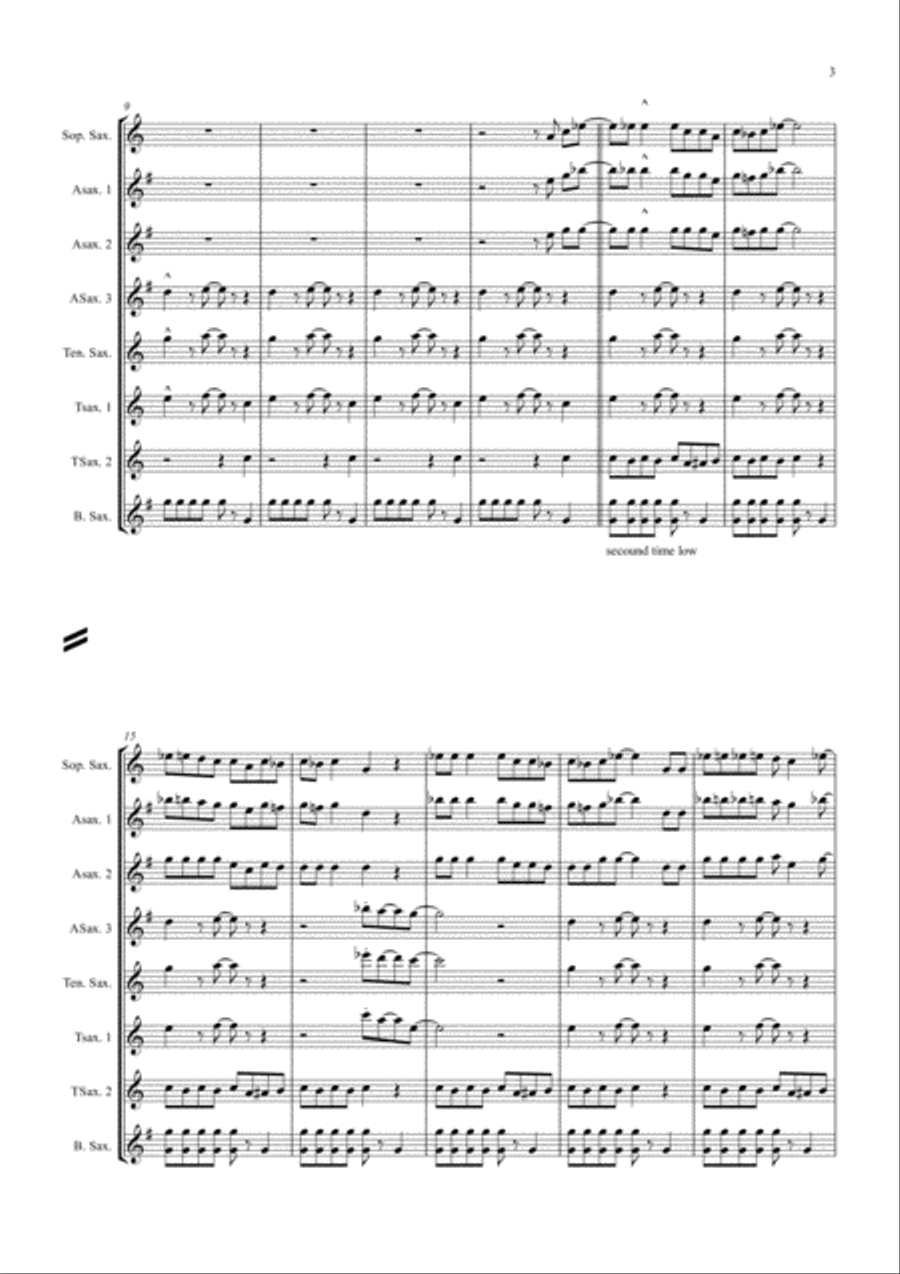 Gimme Some Lovin' Gimme Some Lovin' Woodwind Quintet scores gallery preview page 3