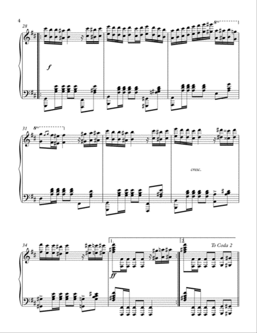 POLONESA Piano Solo scores gallery preview page 4