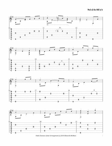 Ned of the Hill (For Fingerstyle Guitar Tuned CGDGAD) image number null