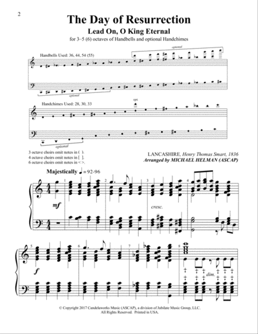 Bells & Chimes for Special Times Handbell Choir scores gallery preview page 29