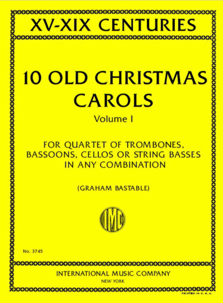 10 Old Christmas Carols Bassoon scores gallery preview page 1
