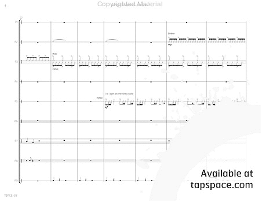 Songo Concertino Songo Concertino Percussion Ensemble scores gallery preview page 9