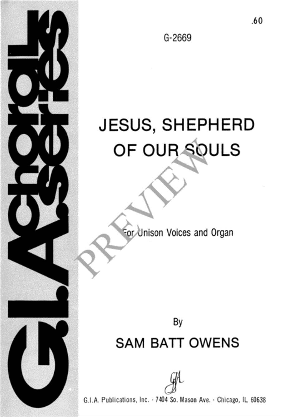 Jesus, Shepherd of Our Souls Unison Choir scores gallery preview page 2