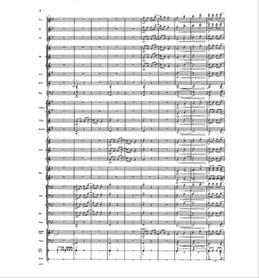 <br>Sheet music extract