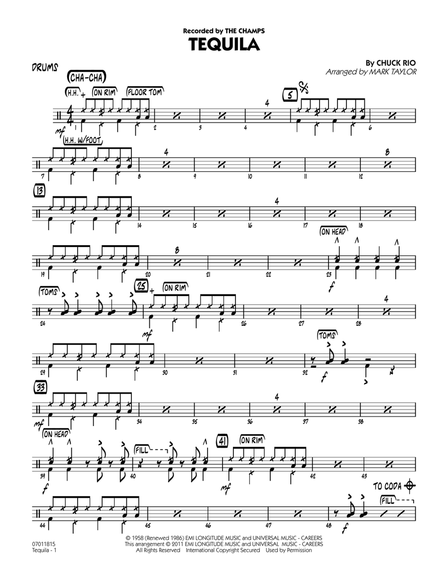 Tequila - Drums